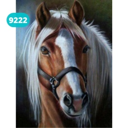Haft Diamentowy Mozaika Diamond Painting Koń Konie Zwierzęta