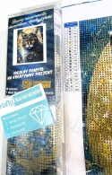 Haft Diamentowy Mozaika Diamond Painting Kot Kotek Kwiaty Dla Dzieci