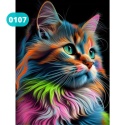 Haft Diamentowy Mozaika Diamond Painting Kot Kotek Zwierzęta