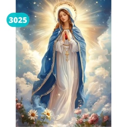 Haft Diamentowy Mozaika Diamond Painting Maryja Matka Boska Boża