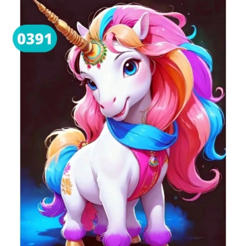 Haft Diamentowy Mozaika Diamond Painting Mozaika Jednorożec Dla Dzieci
