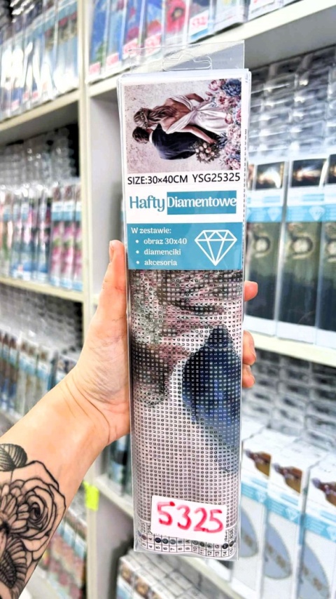 Haft Diamentowy Mozaika Diamond Painting Na Ślub Wesele Mąż Żona