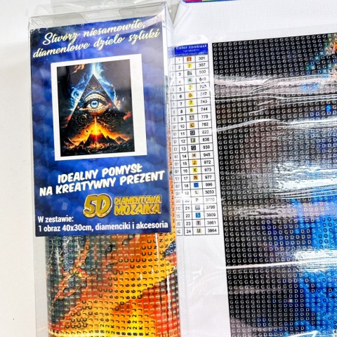 Haft Diamentowy Mozaika Diamond Painting Oko Opatrzności Trójkąt