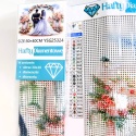 Haft Diamentowy Mozaika Diamond Painting Ślub Wesele Mąż Żona Kwiaty