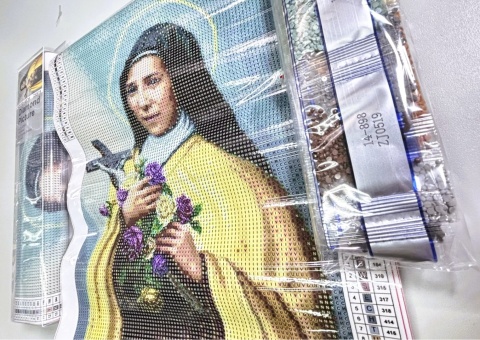 Haft Diamentowy Mozaika Diamond Painting Jerzy Popiełuszko Ksiądz