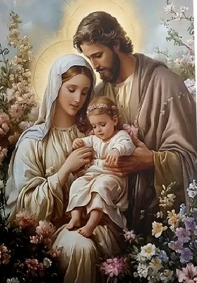 Haft Diamentowy Mozaika Diamond Painting Maryja Jezus Święta Rodzina