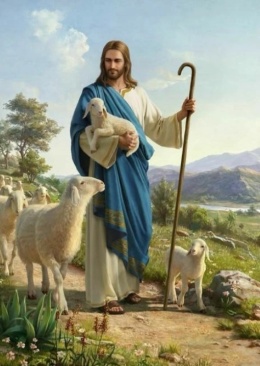 Haft Diamentowy Mozaika Diamond Painting Jezus Z Owieczką Baranki