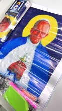 Haft Diamentowy Papież Jan Paweł II Święty Religia Diamond Painting Mozaika