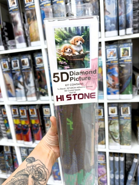 Haft Diamentowy Diamond Painting Mozaika Malowanie Diamentami