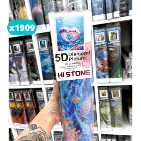 Haft Diamentowy Diamond Painting Mozaika Malowanie Diamentami