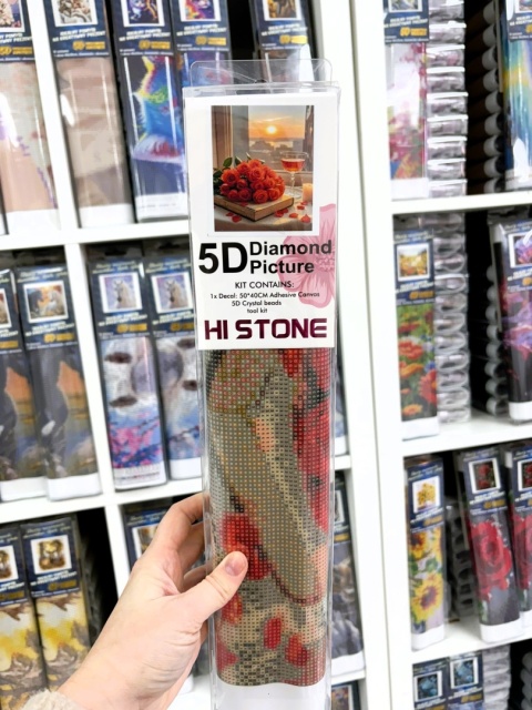 Haft Diamentowy Diamond Painting Mozaika Wyklejanie Diamencikami