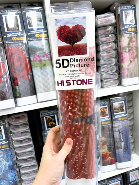 Haft Diamentowy Diamond Painting Mozaika Wyklejanie Diamencikami