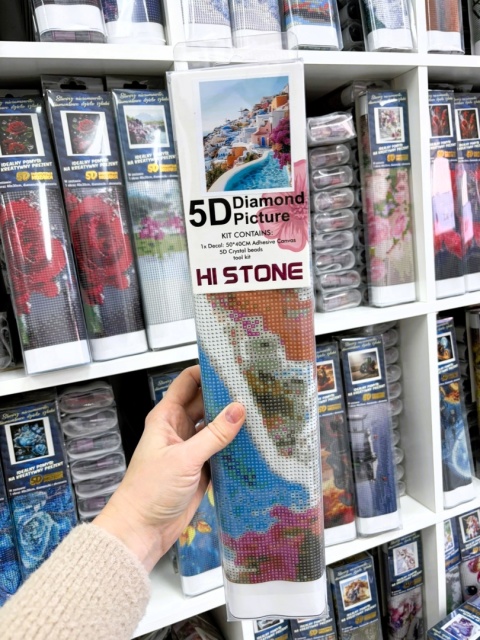 Haft Diamentowy Diamond Painting Mozaika Wyklejanie Diamencikami