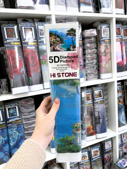 Haft Diamentowy Diamond Painting Mozaika Wyklejanie Diamencikami