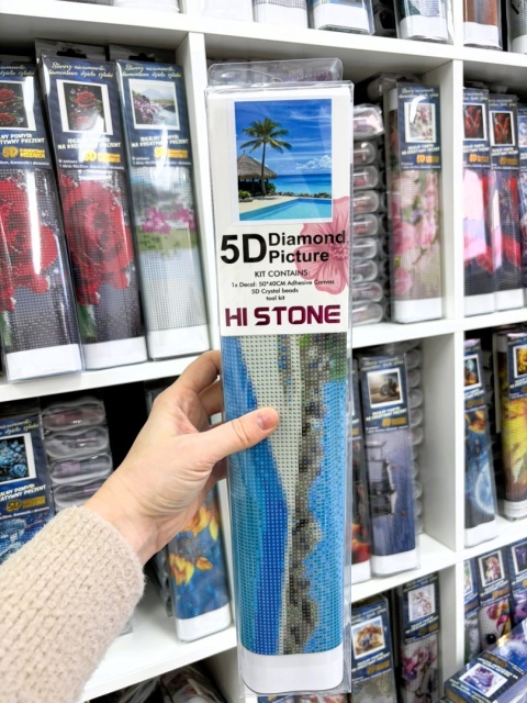 Haft Diamentowy Diamond Painting Mozaika Wyklejanie Diamencikami