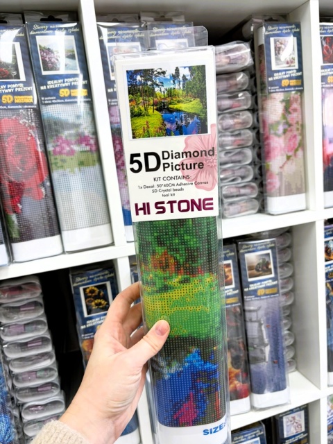 Haft Diamentowy Diamond Painting Mozaika Wyklejanie Diamencikami