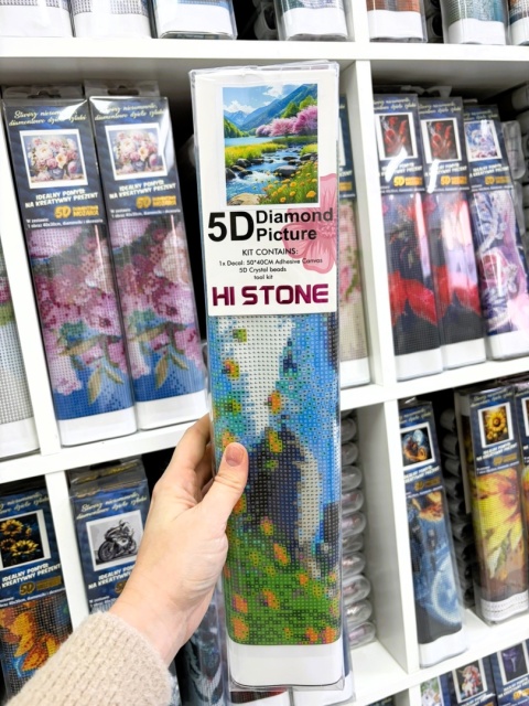 Haft Diamentowy Diamond Painting Mozaika Wyklejanie Diamencikami