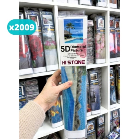 Haft Diamentowy Diamond Painting Mozaika Wyklejanie Diamencikami