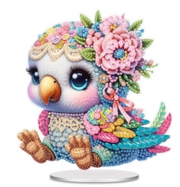 Haft Diamentowy Acrylic Na Podstawce Diamond Painting Mozaika Papuga