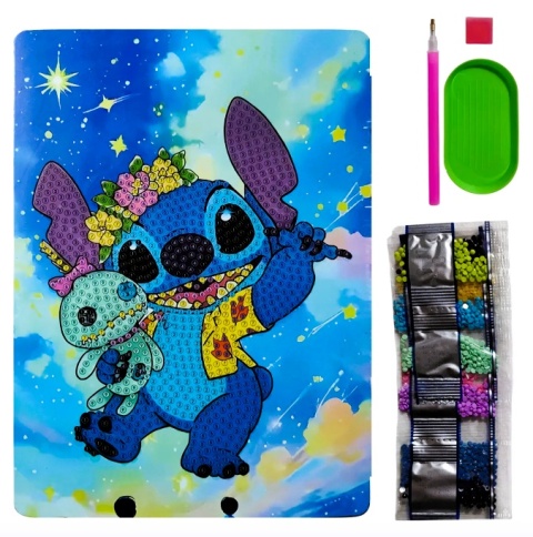 Haft Diamentowy Diamond Painting Mozaika Lilo i Stitch