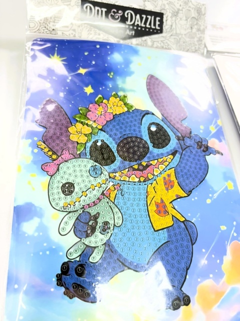 Haft Diamentowy Diamond Painting Mozaika Lilo i Stitch