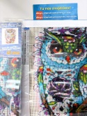 Haft Diamentowy Mozaika Diamond Painting Sowa Wyklejanka DIY