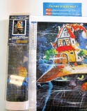 Haft Diamentowy Czarny Kot Halloween Diamond Paiting Mozaika Zestaw 5D