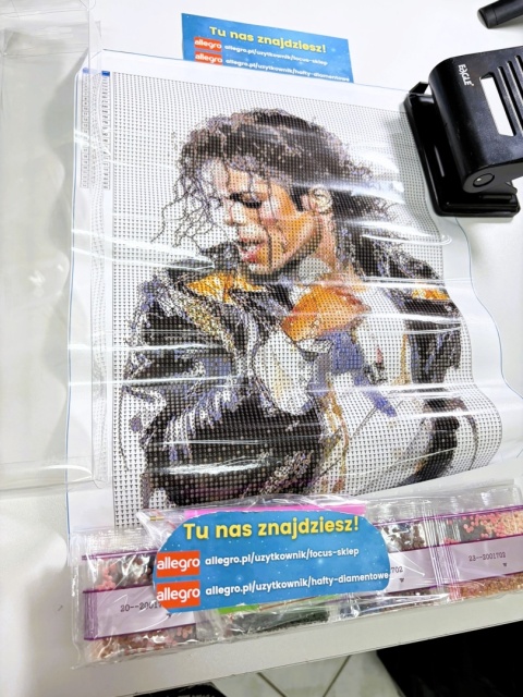 Haft Diamentowy Diamond Painting Malowanie Diamentowe Michael Król Popu Jackson