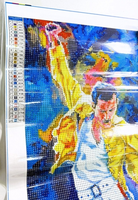 Haft Diamentowy Diamond Painting Mozaika Freddie Mercury Queen Postać