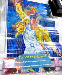 Haft Diamentowy Diamond Painting Mozaika Freddie Mercury Queen Postać