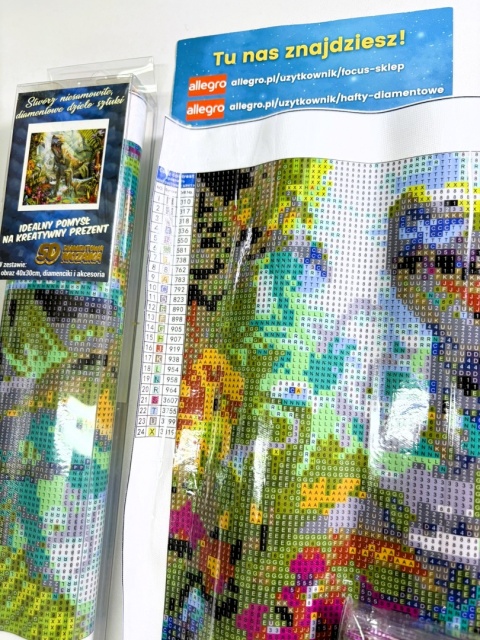 Haft Diamentowy Dinozaury Tyranozaur Diamond Painting Mozaika Zestaw