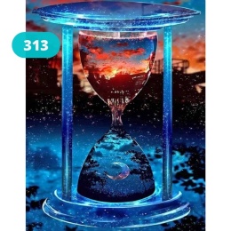 Haft Diamentowy Klepsydra Czas Krajobraz Mozaika Diamond Painting Zestaw