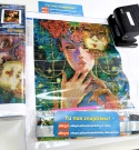 Haft Diamentowy Kobieta Karnawał Maska Diamond Painting Mozaika Zestaw 5D