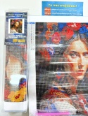 HAFT DIAMENTOWY KOBIETA Z KWIATAMI SŁOWIANKA DIAMOND PAITING MOZAIKA ZESTAW