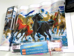 Haft Diamentowy Koń Konie Góry Diamond Painting Mozaika Zestaw