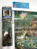 Haft Diamentowy Las Ryba Wędka Mozaika Diamond Painting Zestaw