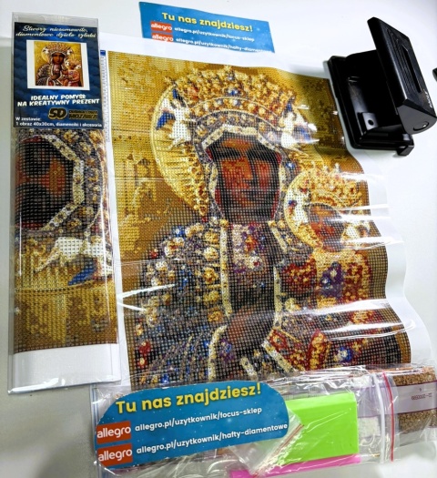 Haft Diamentowy Maryja Matka Boska Częstochowska Diamond Painting Mozaika