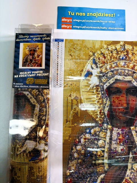 Haft Diamentowy Maryja Matka Boska Częstochowska Diamond Painting Mozaika