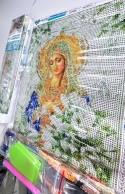 Haft Diamentowy Maryja Matka Boska Diamond Painting Mozaika Zestaw