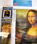 Haft Diamentowy Mona Lisa Monaliza Monalisa Mozaika Diamond Painting Zestaw
