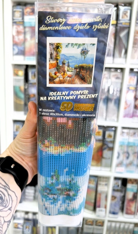 Haft Diamentowy Morze Góry Wakacje Mozaika Diamond Painting Zestaw