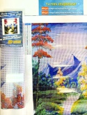 Haft Diamentowy Mozaika Diamond Painting Góry Pejzaż Krajobraz