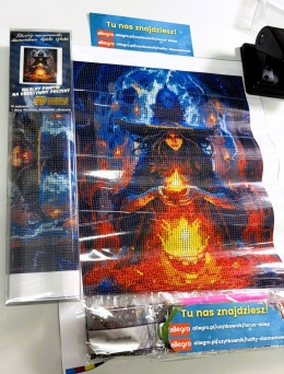 Haft Diamentowy Mozaika Diamond Painting Mozaika Czarownica Wiedżma Magia Energia