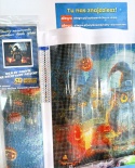 Haft Diamentowy Sowa Dynia Halloween Mozaika Diamond Painting Zestaw