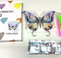 Haft Diamentowy Acrylic Motyl Na Łańcuszku Do Wyklejenia Diamond Painting Mozaika