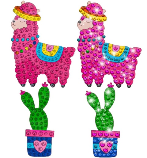 Haft Diamentowy Mozaika Diamentowa Naklejki Zestaw 20 Naklejek Alpaka Dla Dzieci