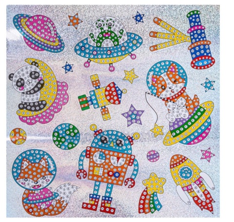 Haft Diamentowy Mozaika Diamentowa Naklejki Zestaw 20 Naklejek Roboty Dla Dzieci