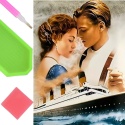 Haft Diamentowy Mozaika Wyklejanka 30x40cm Diamond Painting Titanic Statek