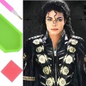 Haft Diamentowy Mozaika Wyklejanka 30x40cm Diamond Painting Michael Jackson