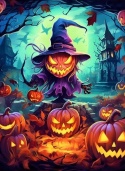 Haft Diamentowy Mozaika Wyklejanka 30x40cm Diamond Painting Halloween Dynia